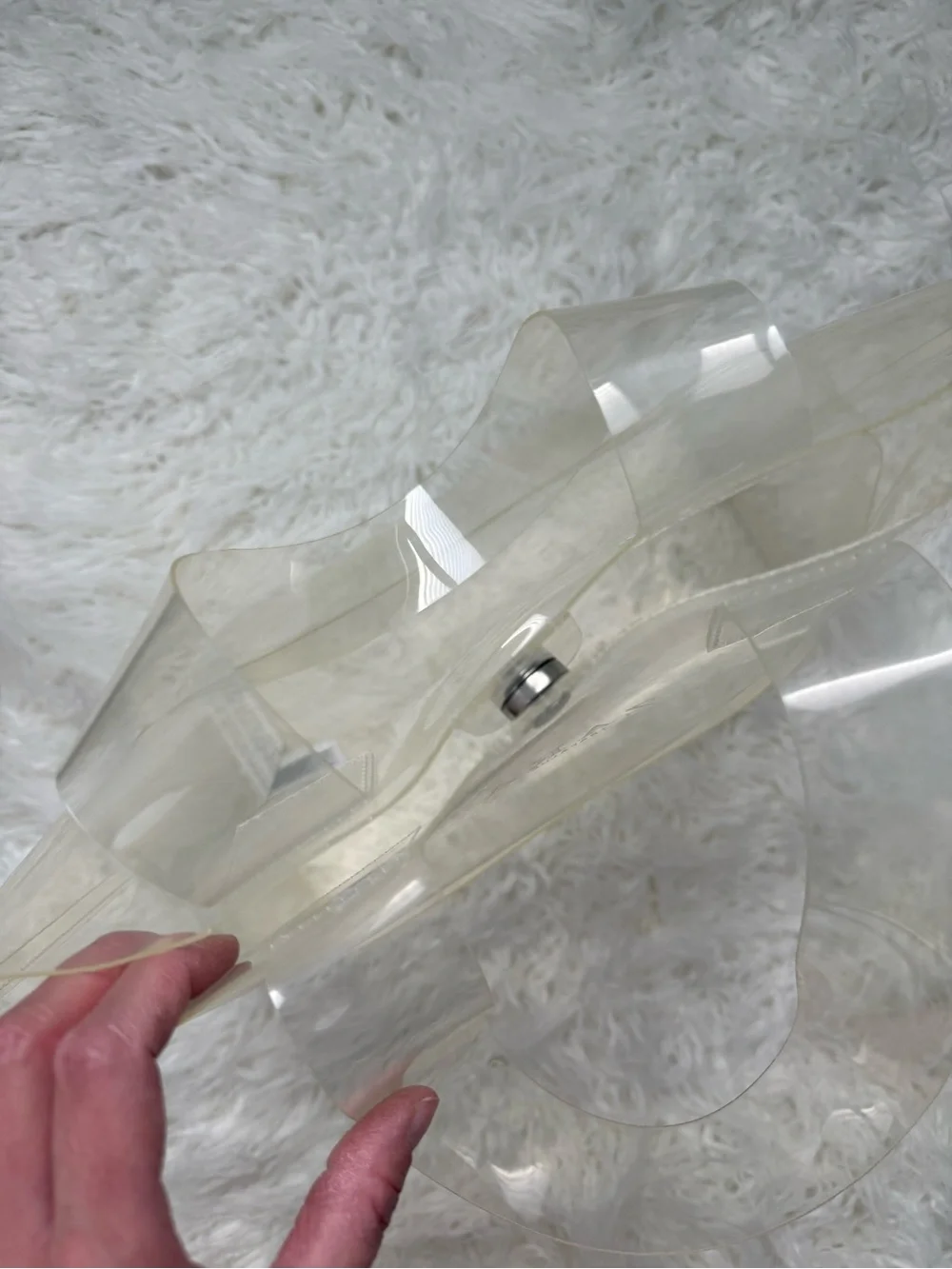 Zara clear pvc
